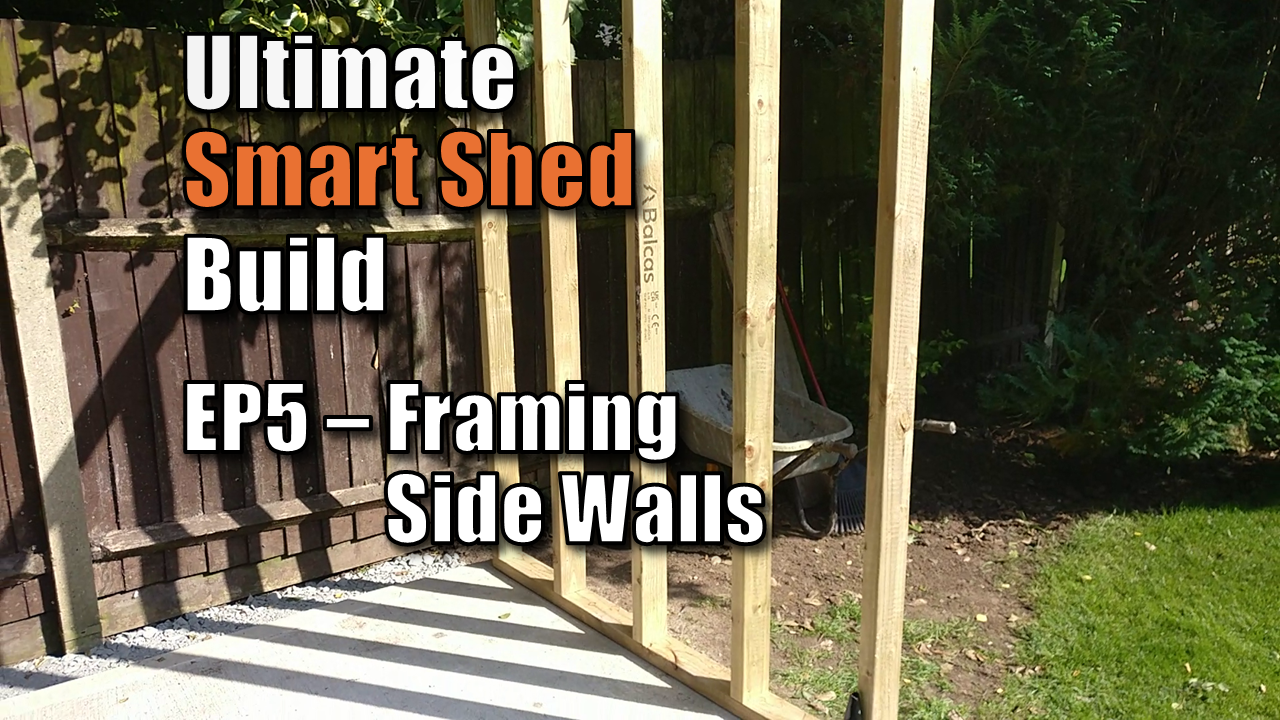 How to frame shed side walls