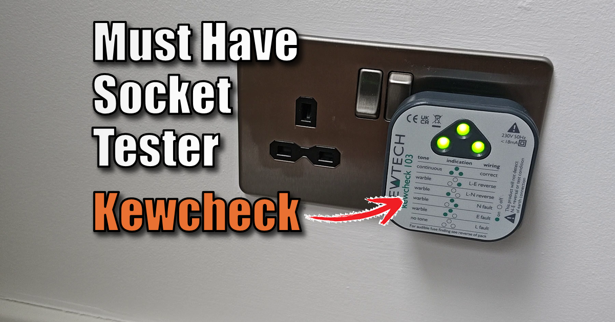 Kewtech KEWCHECK103 mains socket tester