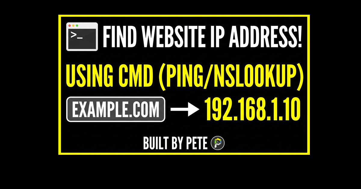 Find Website IP Address