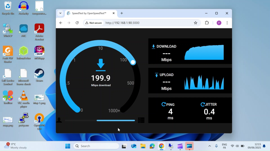 Local Network Speed Test