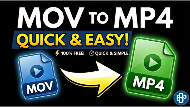 convert MOV to MP4
