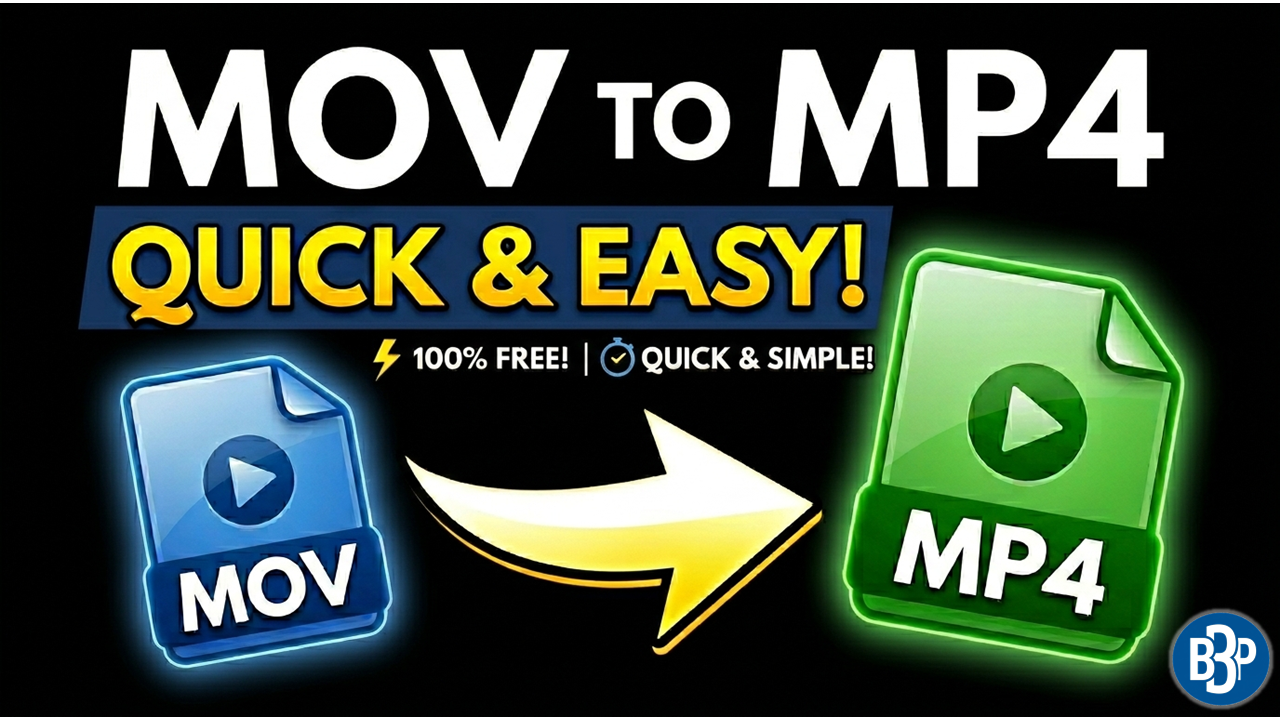 convert MOV to MP4