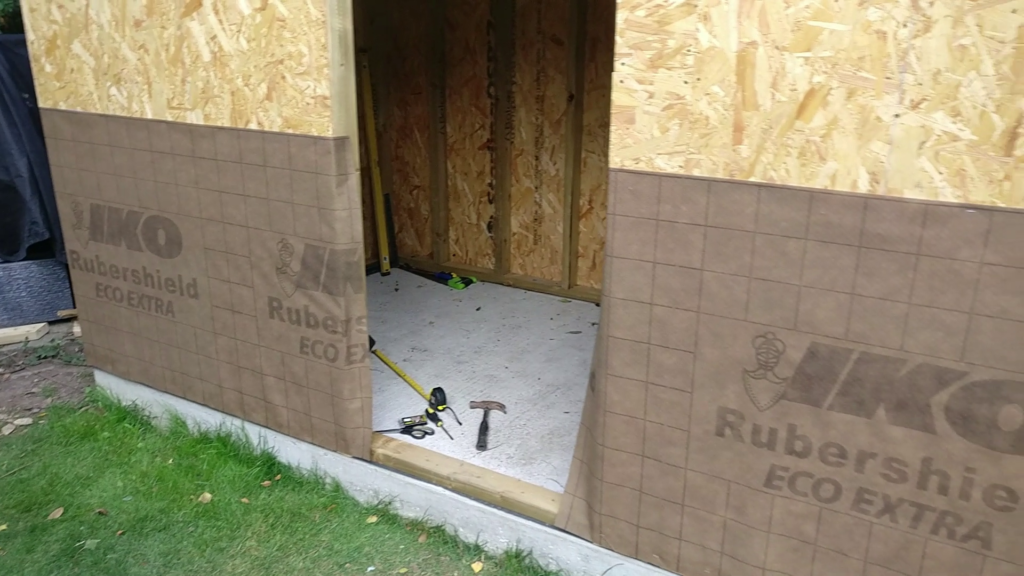 DIY Shed Walls Breathable Vapour Barrier